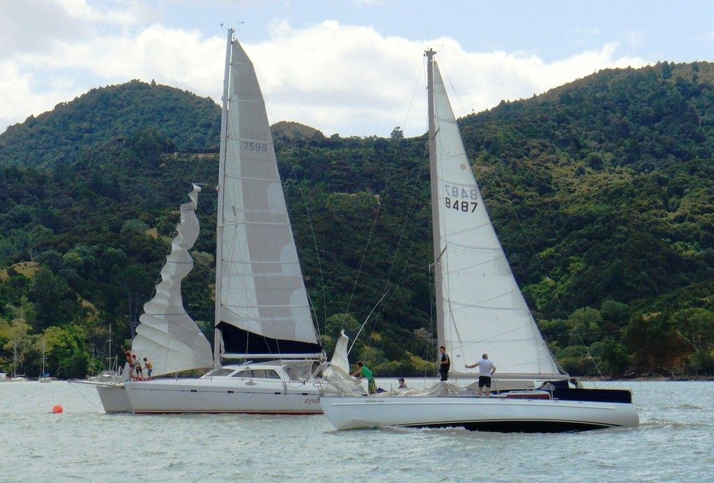 Synchronicity and Marissa - Bay of Islands Marine Centre 2010 Bay of Islands to Whangaroa Race © Andy Greager